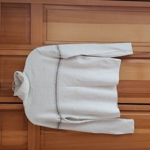 Eddie Bauer Oatmeal Color Turtleneck Sweater Size S